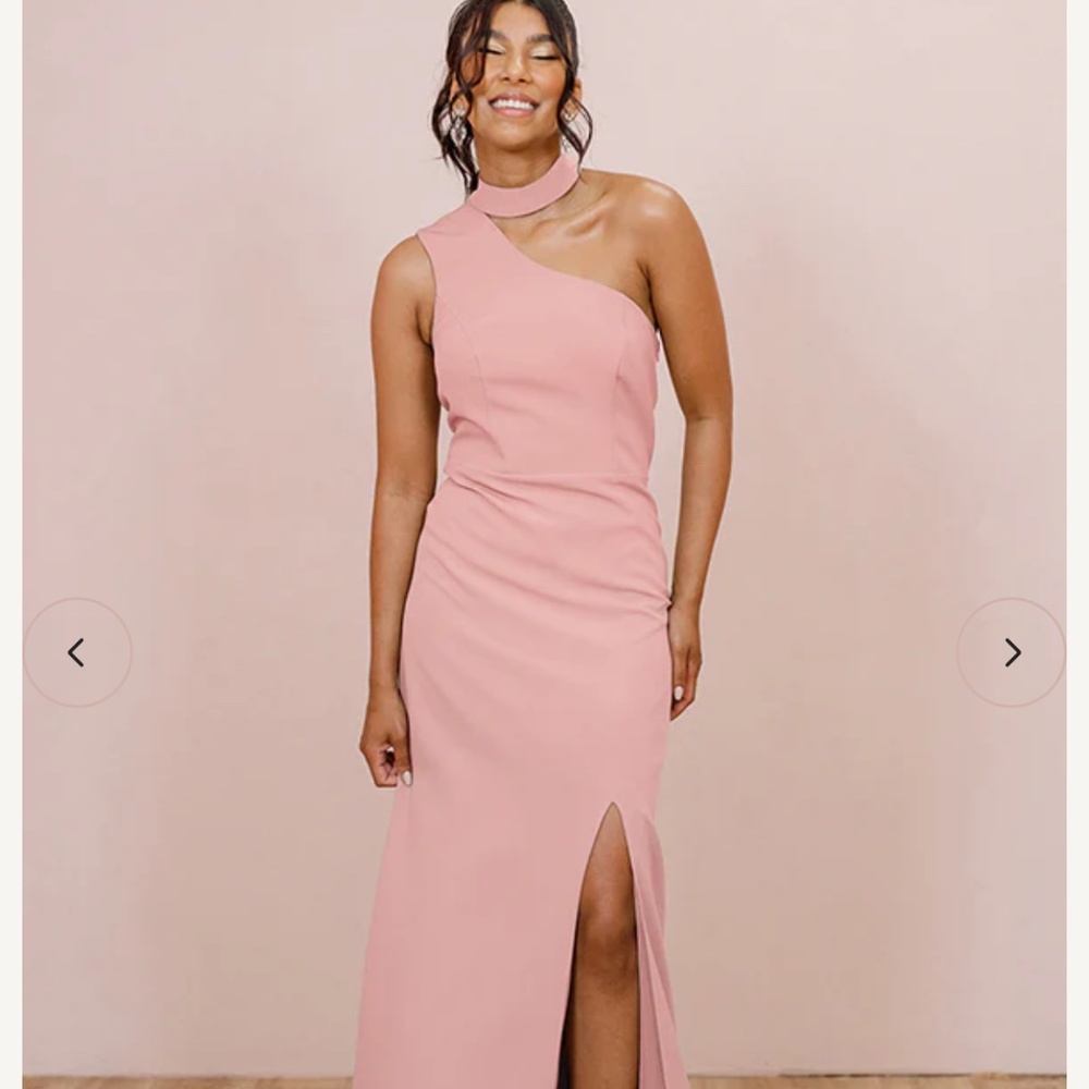 Margot Crepe Dress Rosette NWT